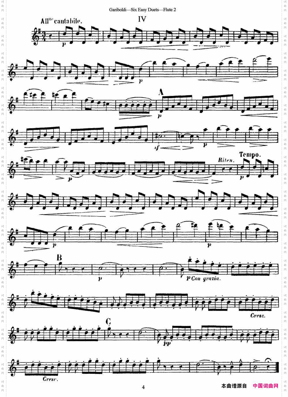 六首简易二重奏作品145号