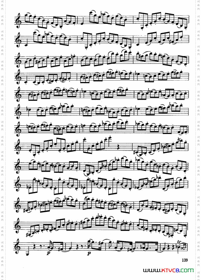 单簧管高级练习曲3首