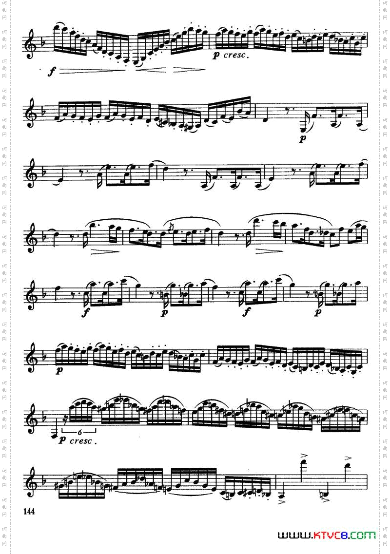 单簧管高级练习曲3首
