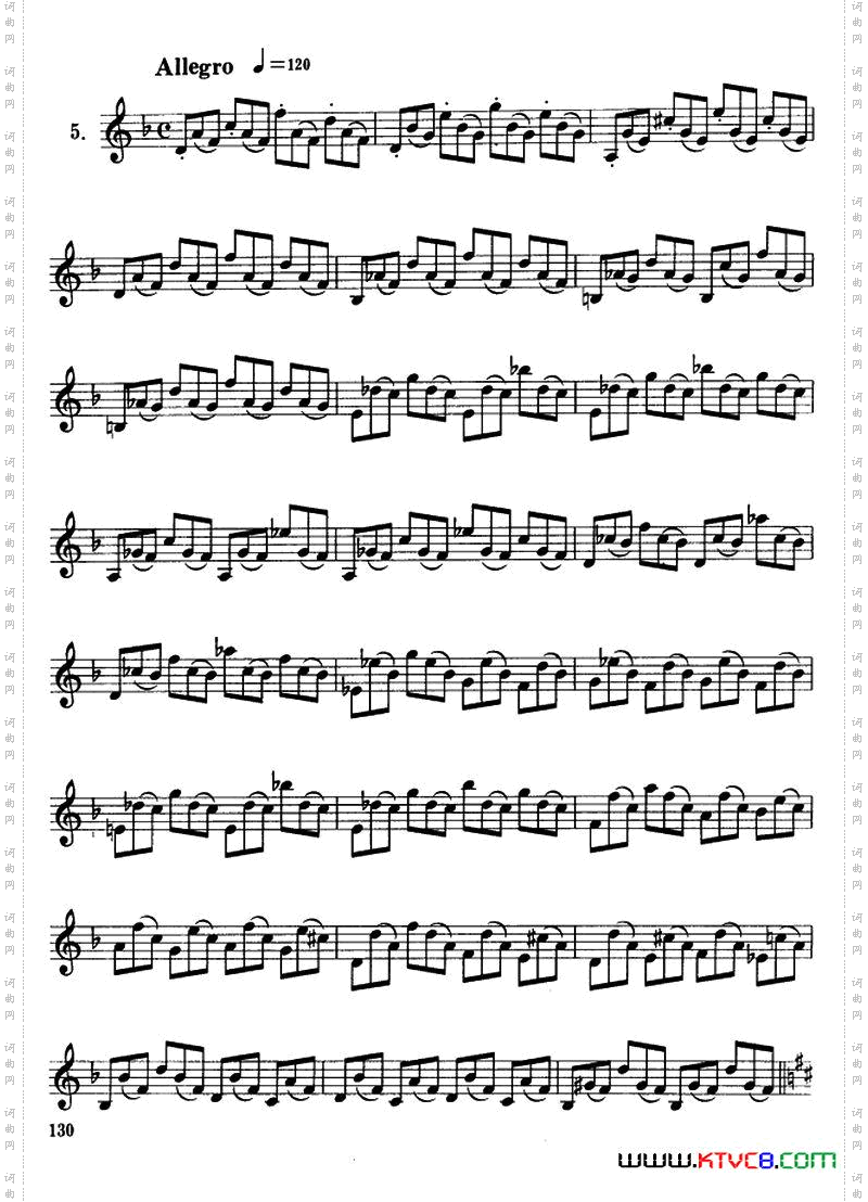 单簧管中级练习曲7首