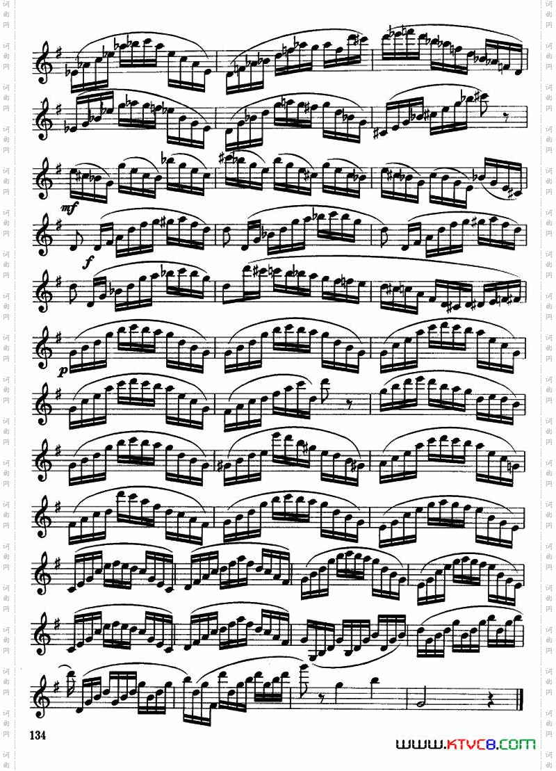 单簧管中级练习曲7首