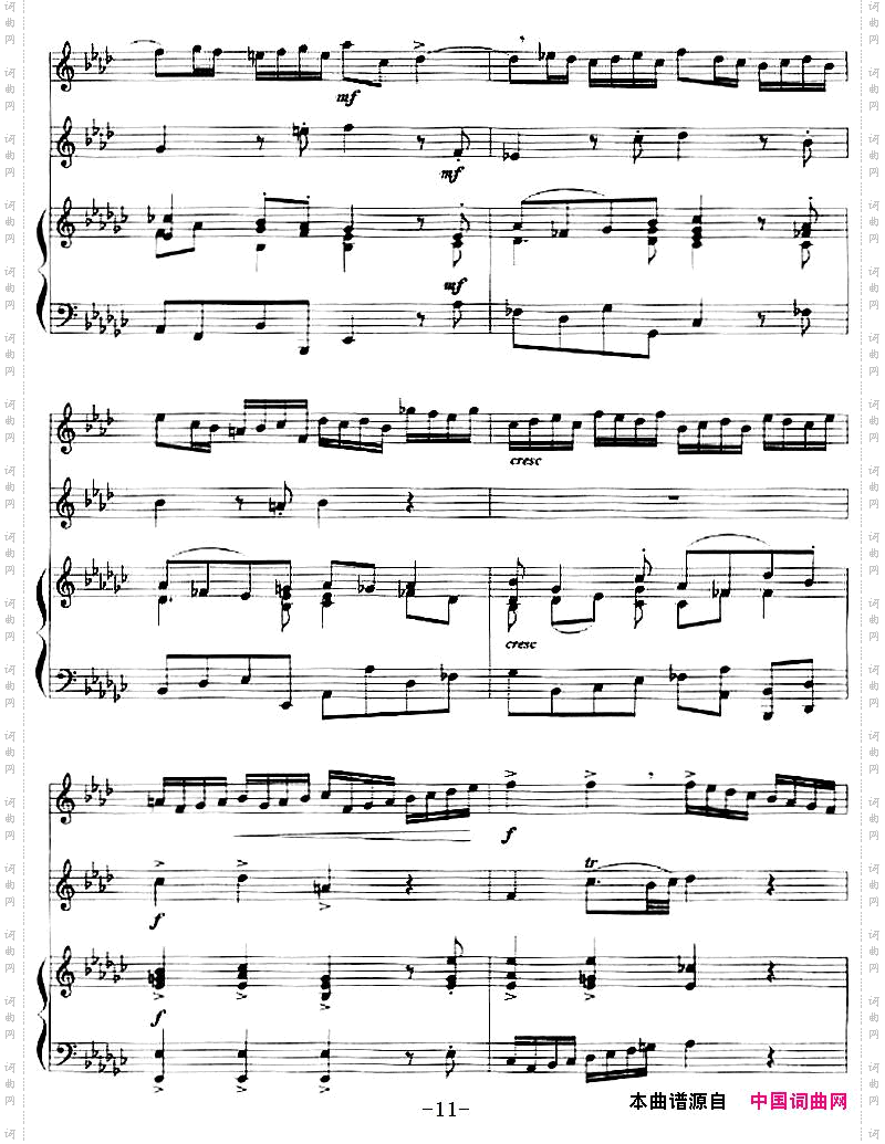二重奏鸣曲小号+钢琴伴奏