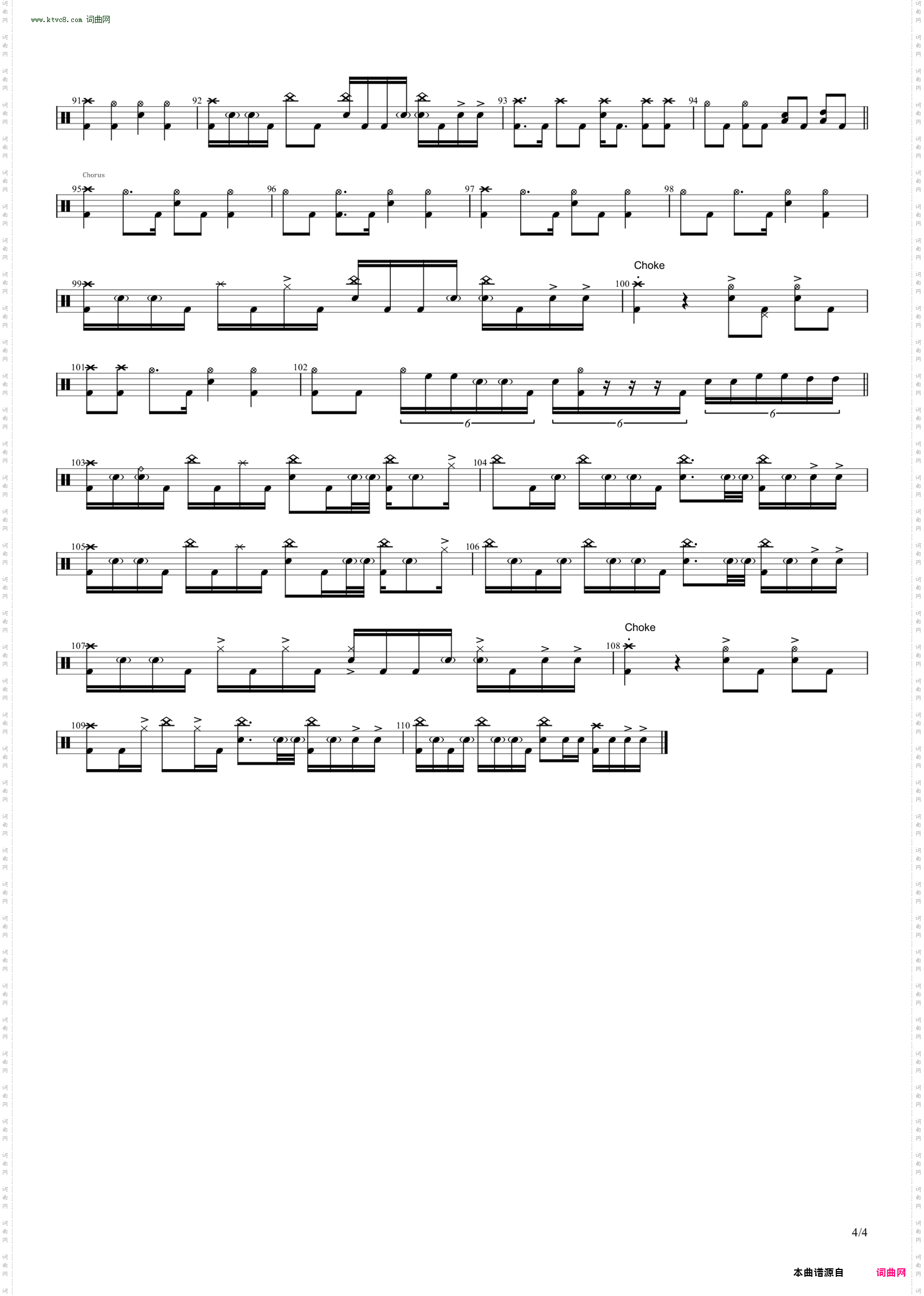Polyphia - Nightmare 鼓谱
