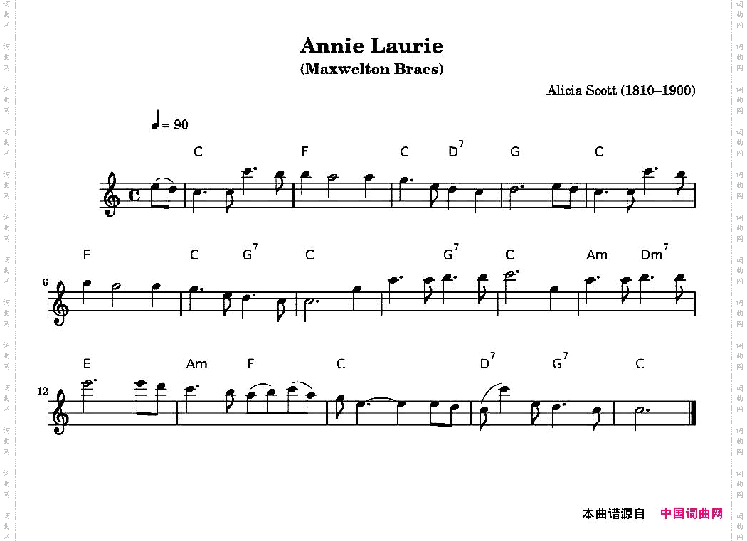 安妮萝莉AnnieLaurie_安妮萝莉Annie Laurie