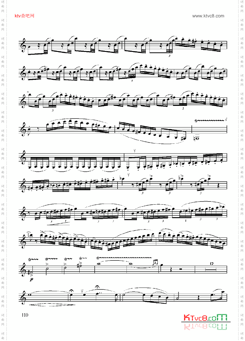 八级外国乐曲《协奏曲》管乐类单簧管