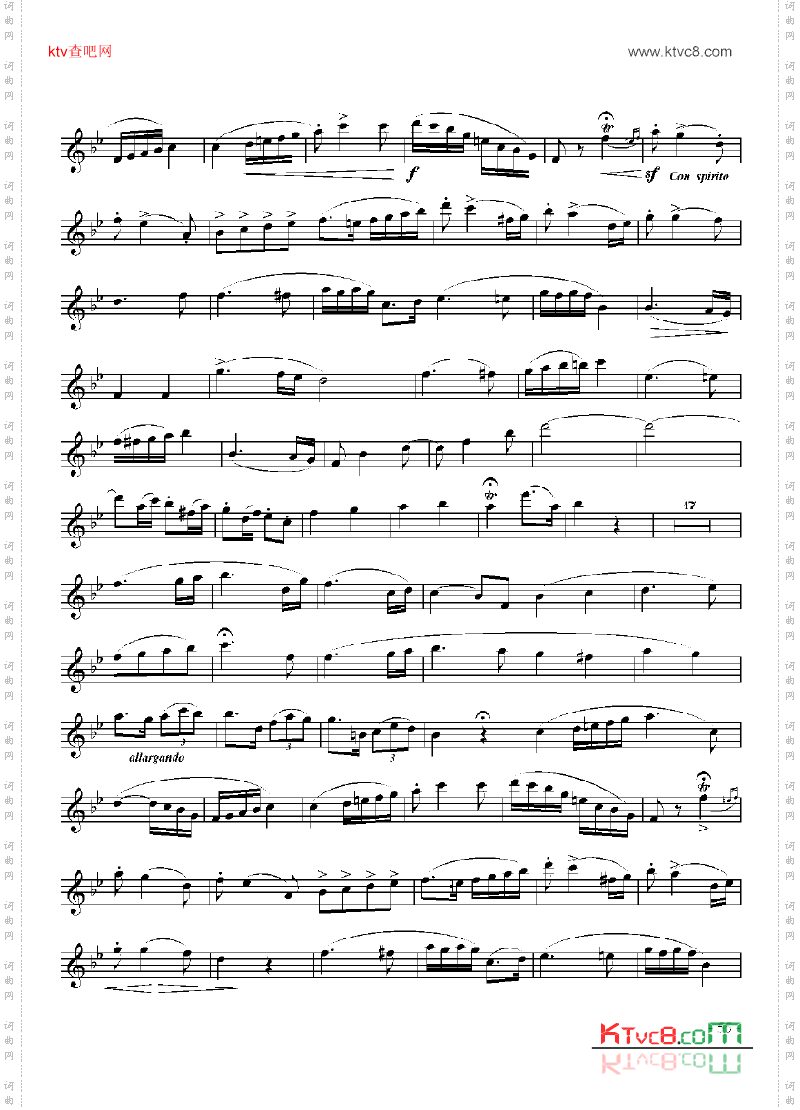 六级外国乐曲《场景与咏叹调》管乐类单簧管