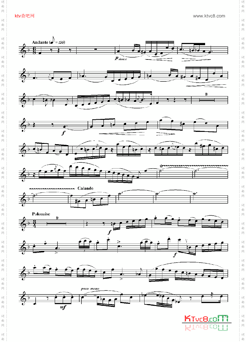 六级外国乐曲《小协奏曲》管乐类单簧管
