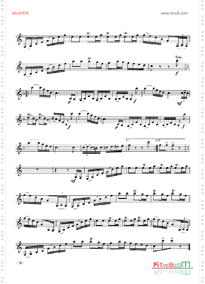五级练外国乐曲《波尔卡》管乐类单簧管