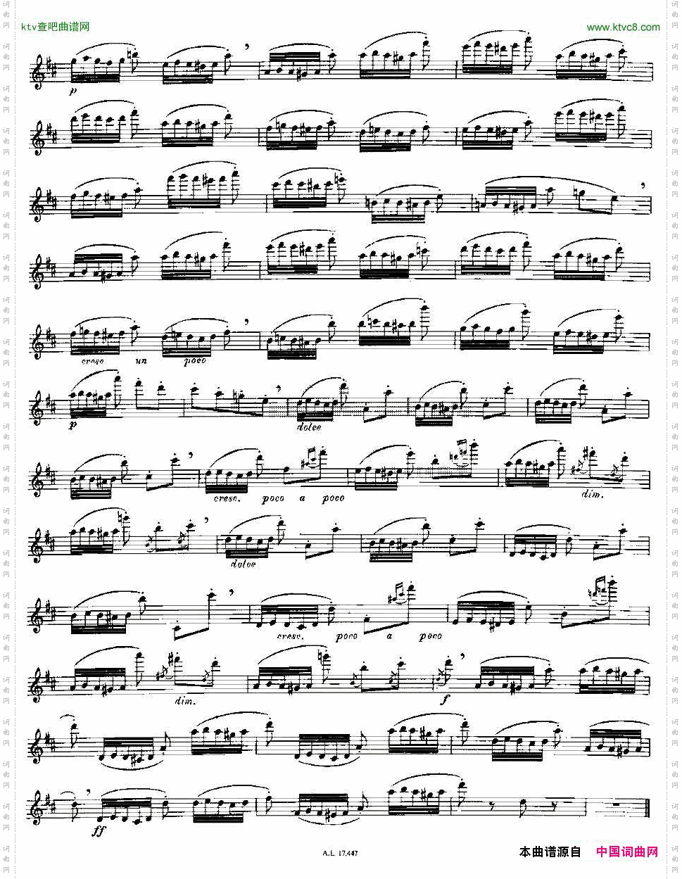 Moyse-25StudiesafterCzernyflute之1325首改编自车尔尼作品的练习曲