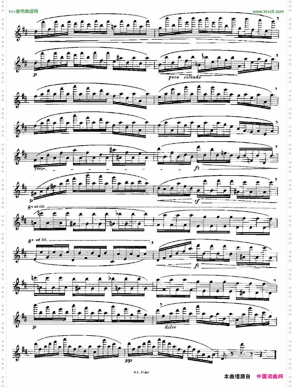Moyse-25StudiesafterCzernyflute之1625首改编自车尔尼作品的练习曲