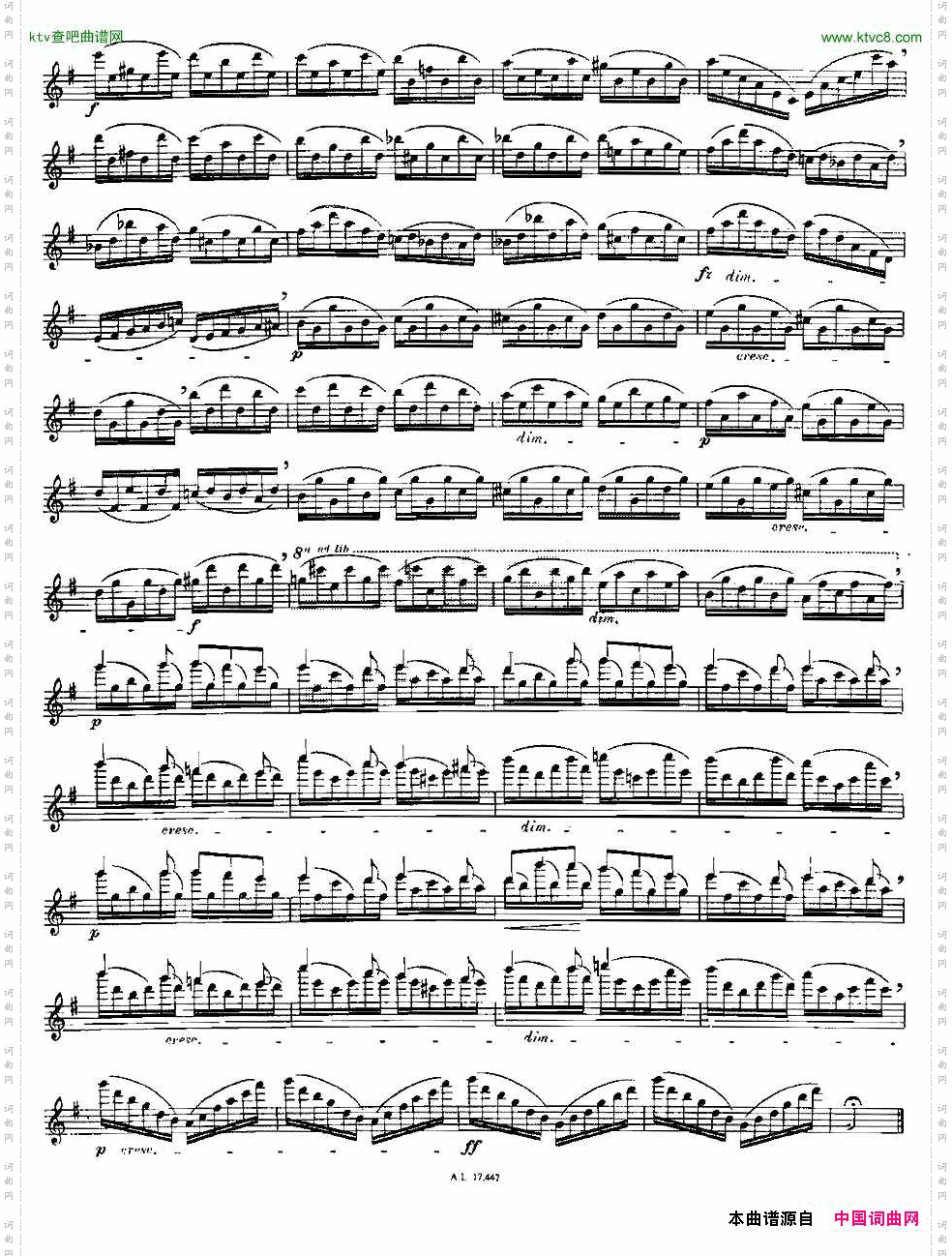 Moyse-25StudiesafterCzernyflute之1925首改编自车尔尼作品的练习曲
