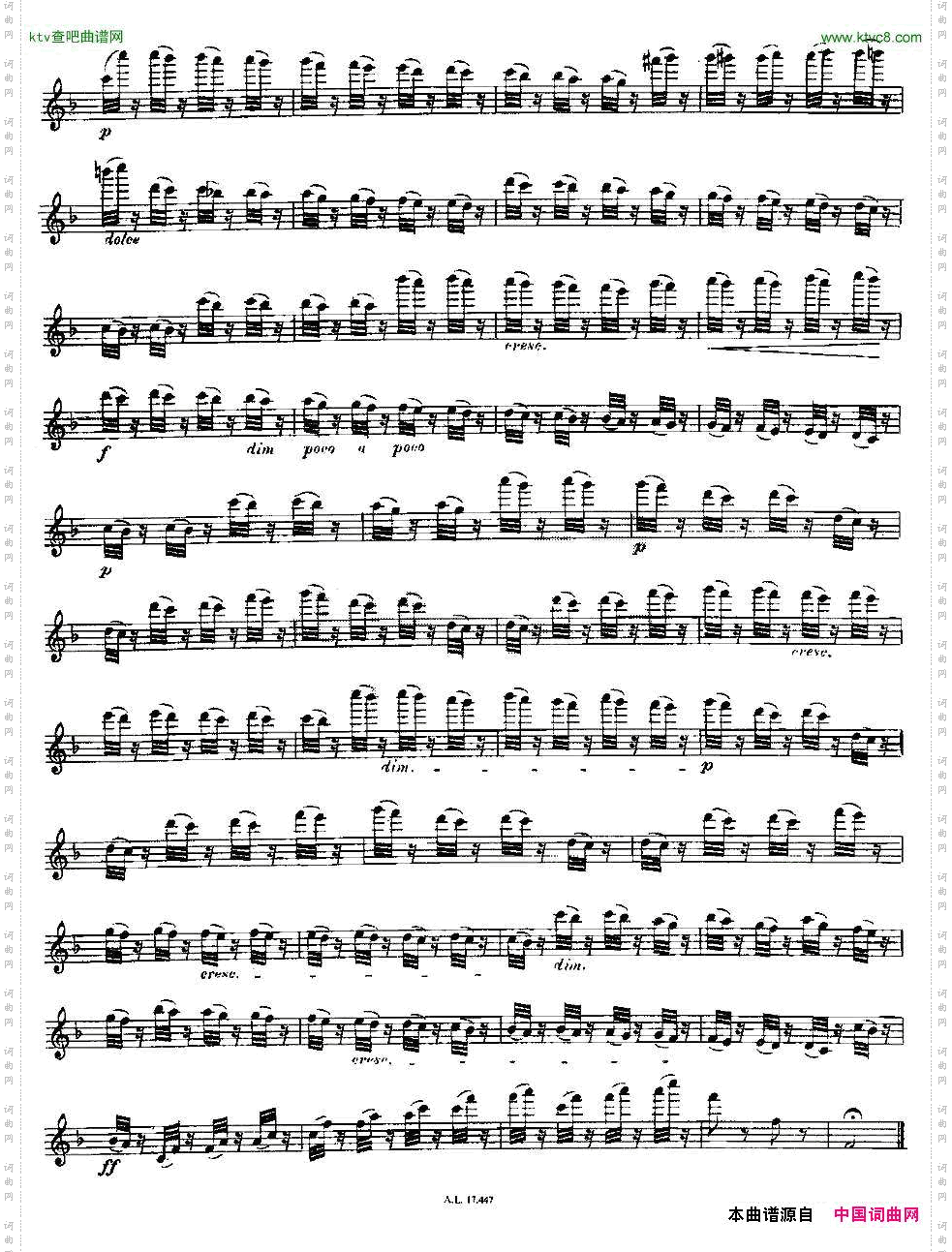 Moyse-25StudiesafterCzernyflute之2225首改编自车尔尼作品的练习曲