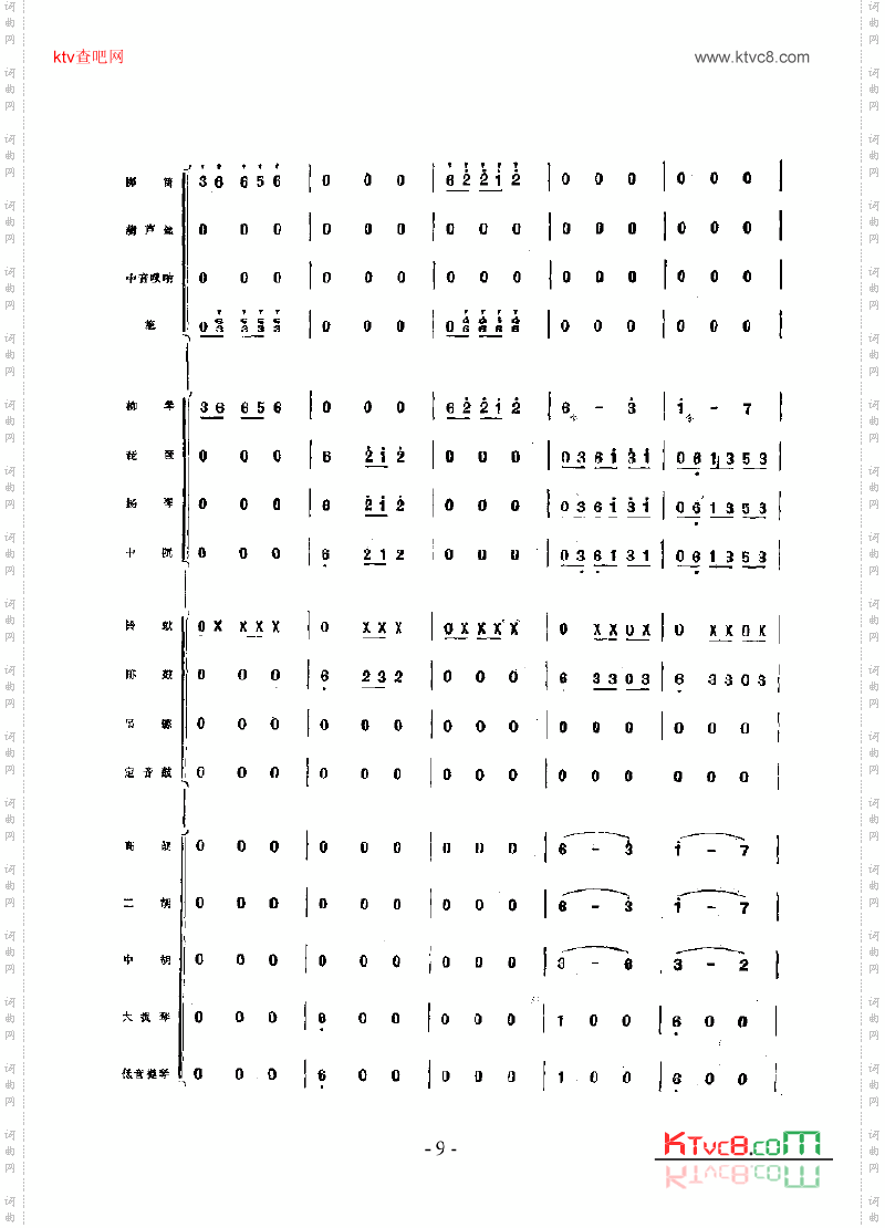 边寨月夜乐队类民乐合奏