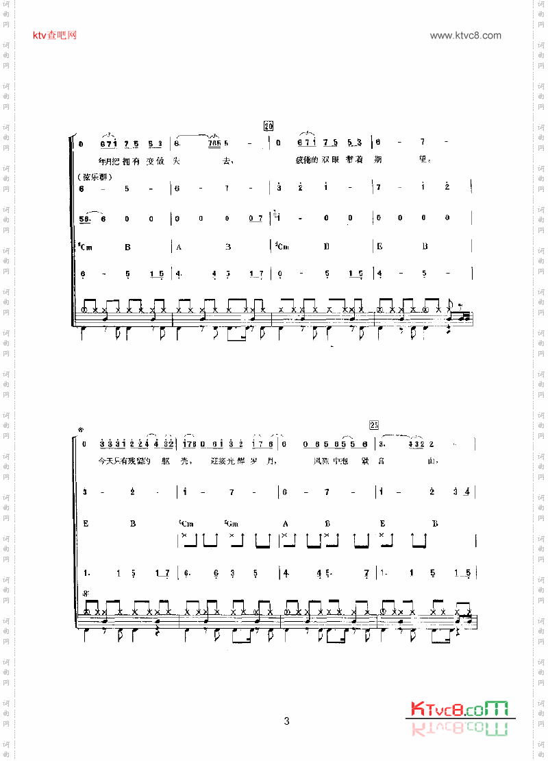 光辉岁月乐队类电声乐队