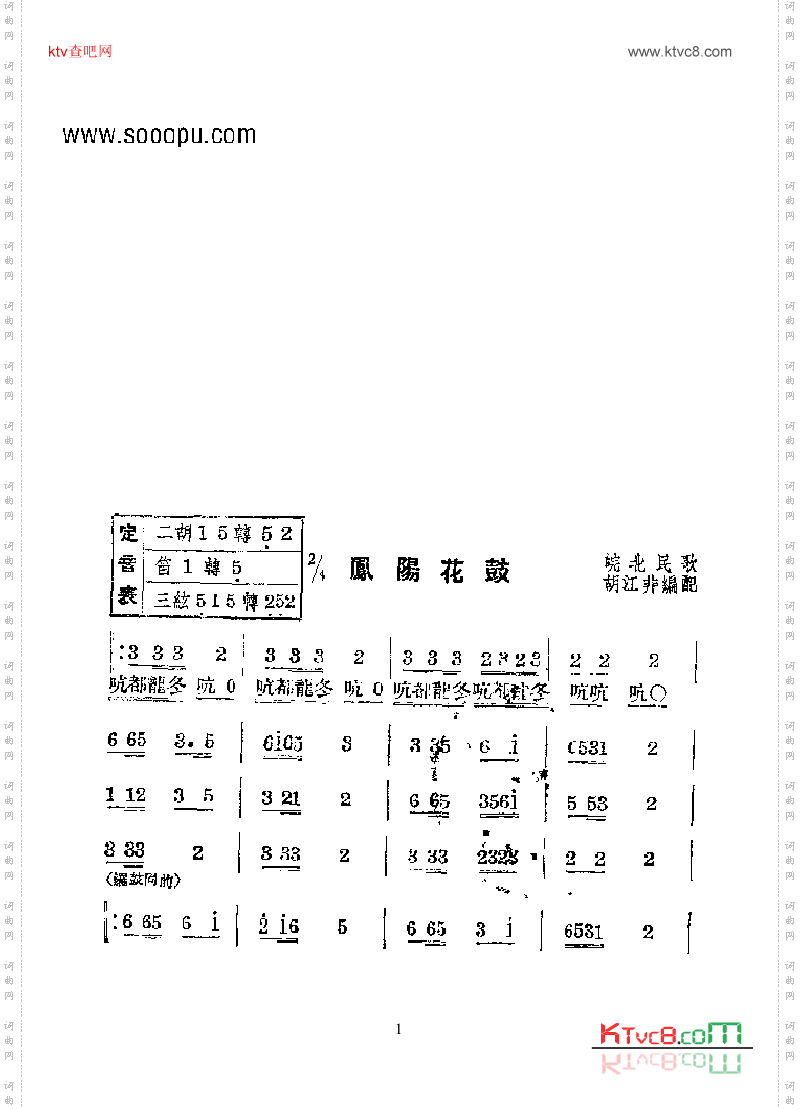 凤阳花鼓—国乐合奏曲乐队类民乐合奏