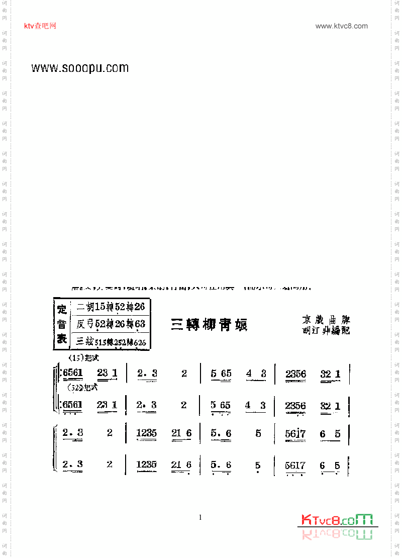 三转柳青娘—国乐合奏曲乐队类民乐合奏