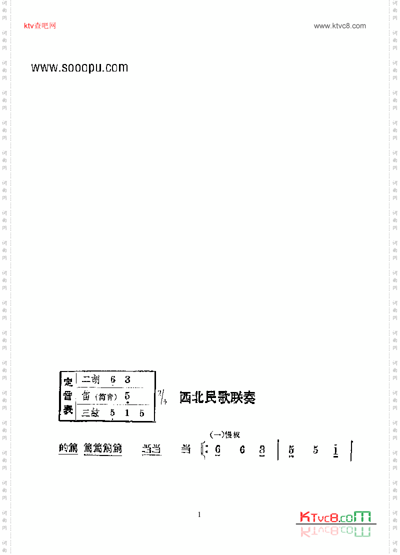 西北民歌联奏—国乐合奏曲乐队类民乐合奏