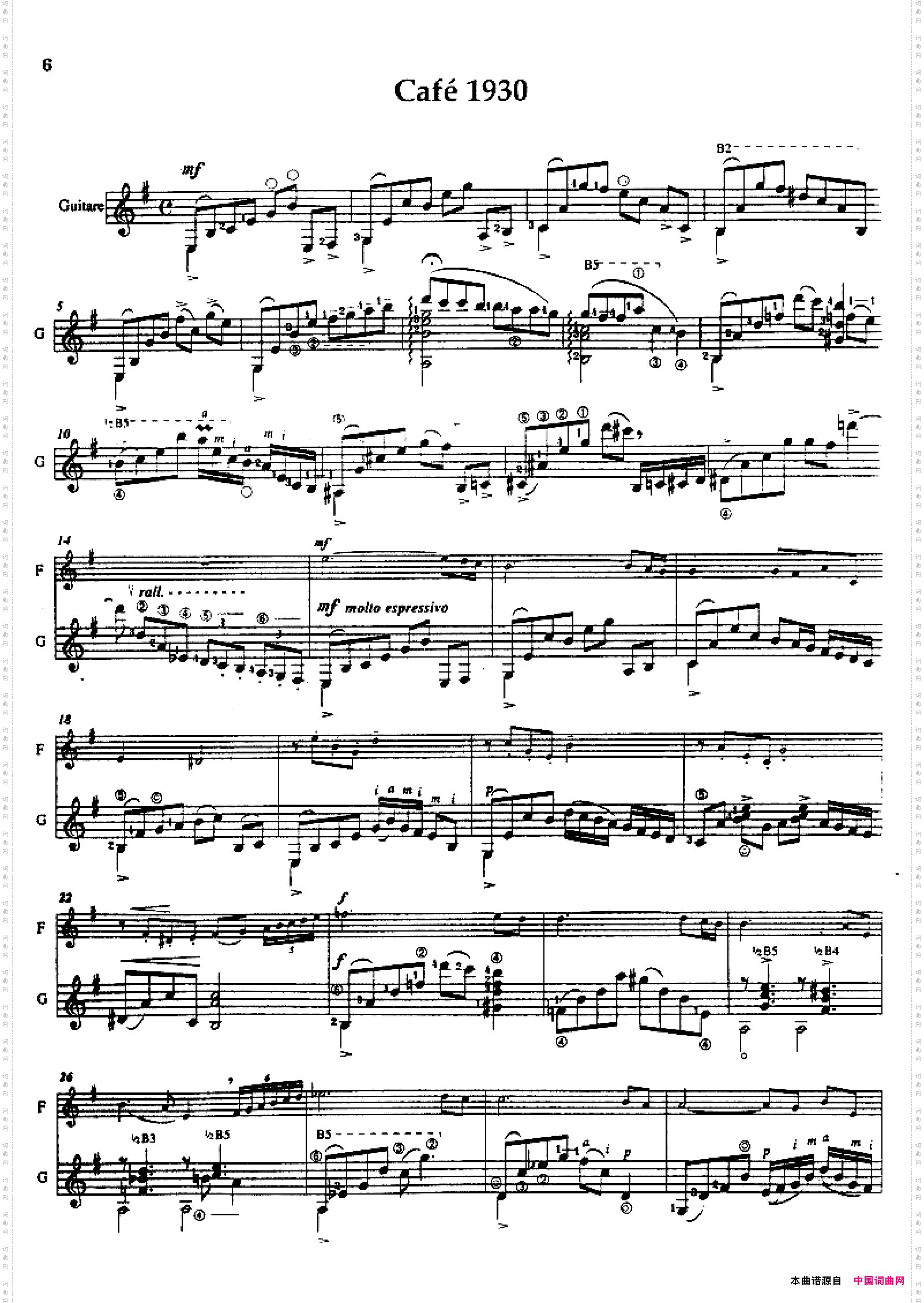 HistoireduTango：2、Café1930长笛+吉他_Histoire du Tango：2、Café 1930长笛+吉他
