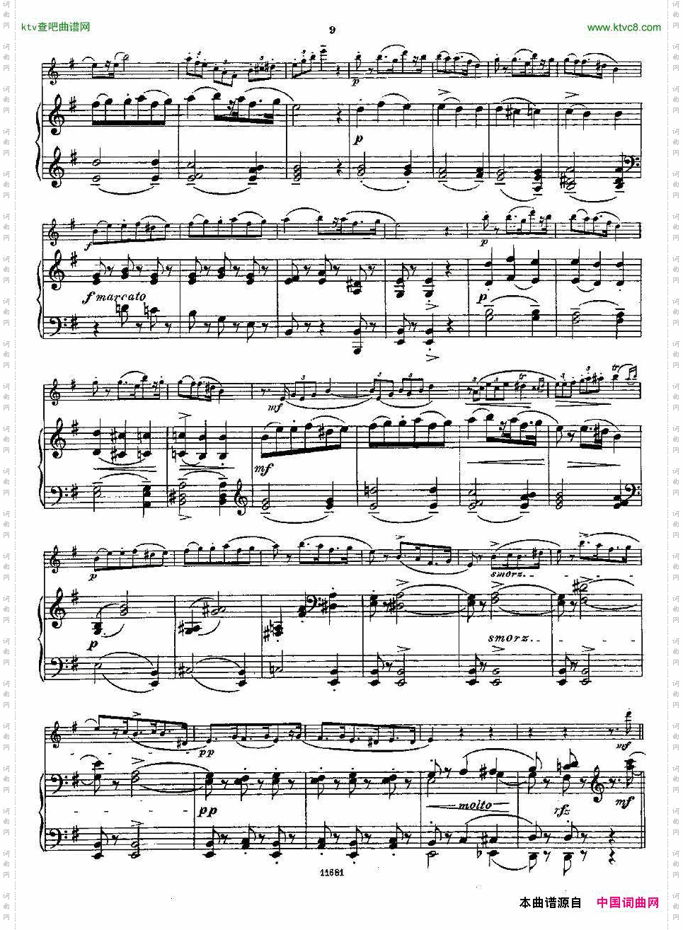 Fantaisiesnationales.Op.59,4.长笛+钢琴伴奏