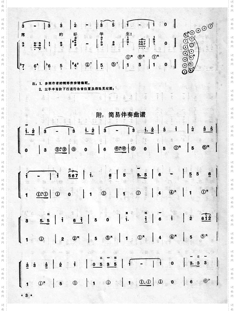 接过雷锋的枪手风琴简谱系列44