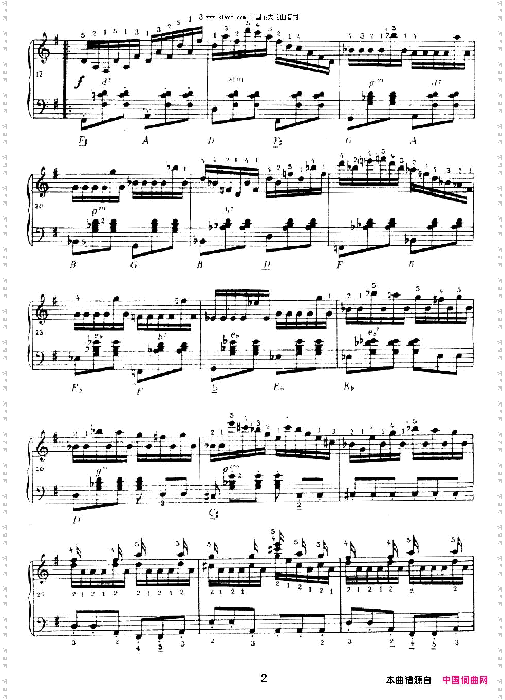 手风琴练习曲1
