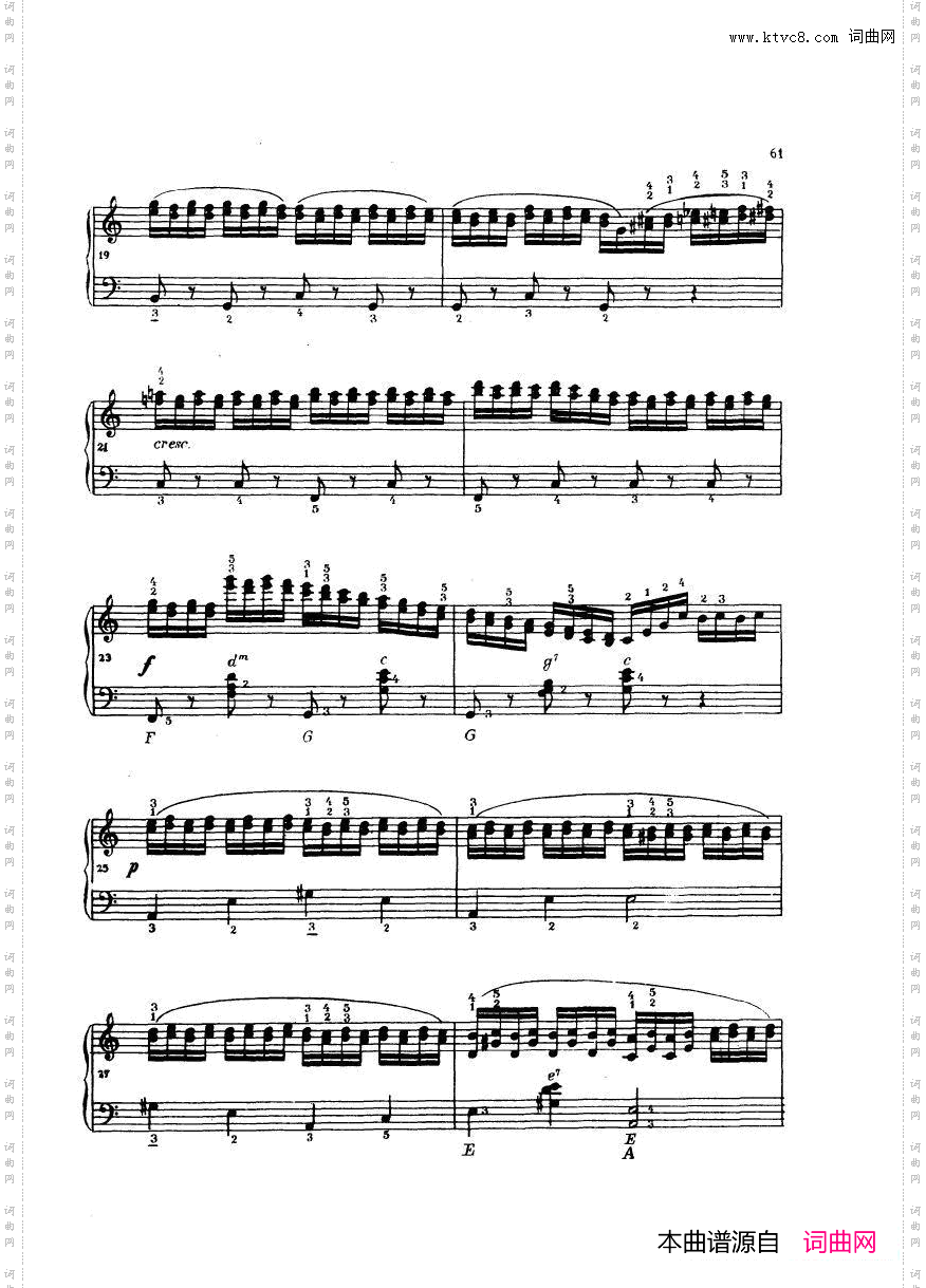 车尔尼手风琴练习曲集_第Ⅳ册第12首