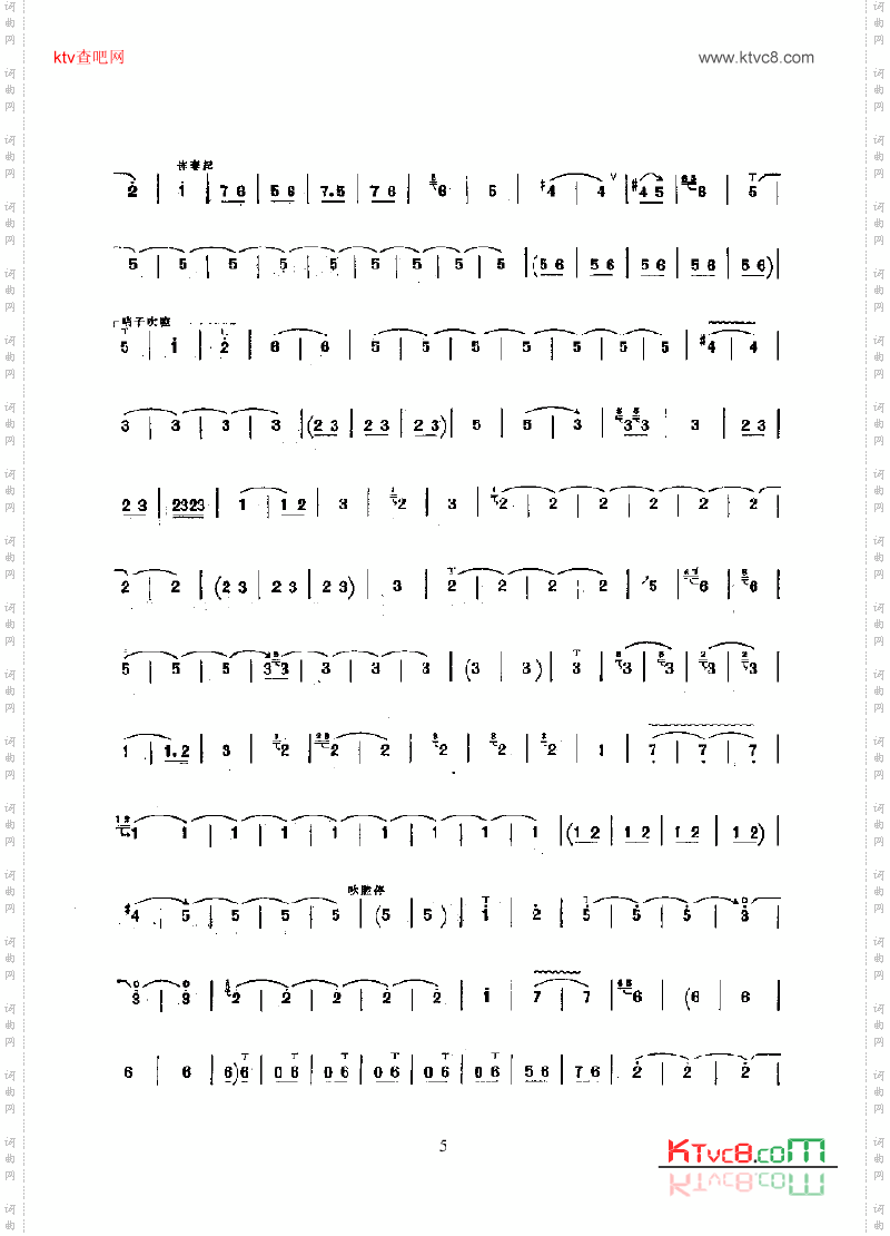 大笛二板民乐类唢呐