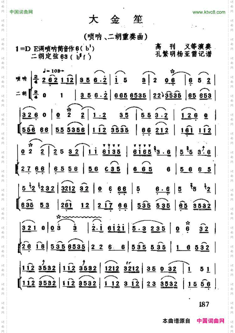 大金笙唢呐+二胡