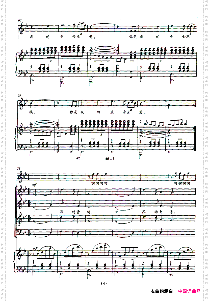 中国的青海,世界的青海正谱