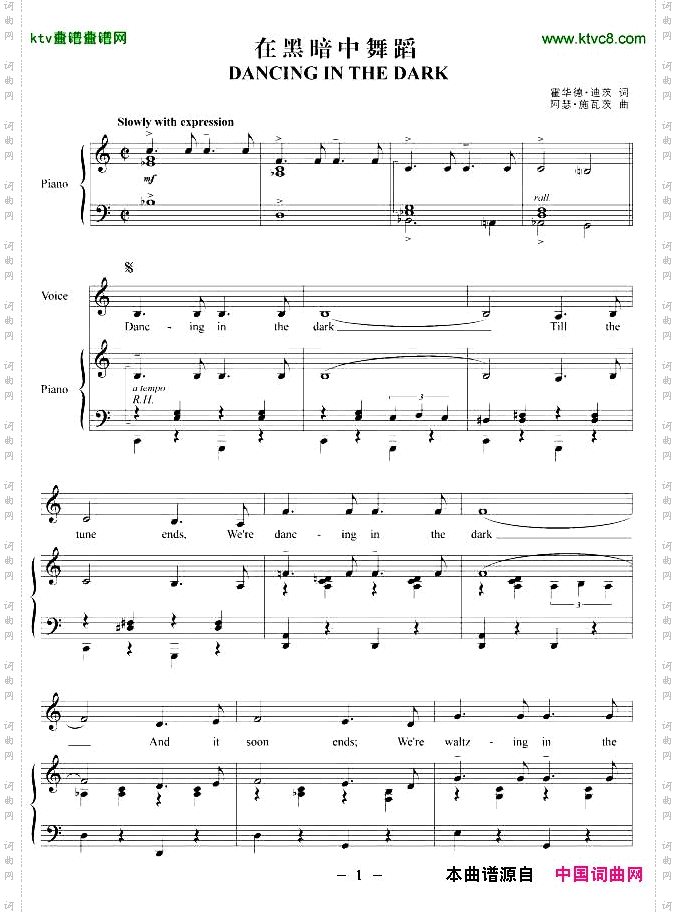 在黑暗中舞蹈正谱[美]