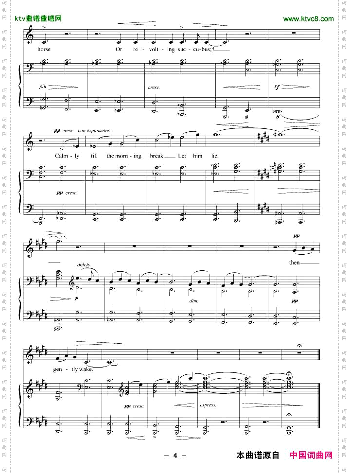 夜曲正谱[美、英]