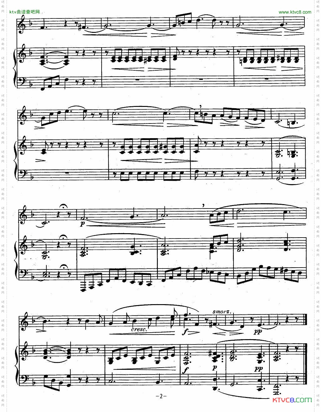 J·孔空中声部练习曲-第九首正谱