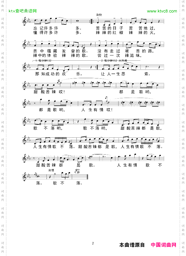 苹果梨呀甜甜的线谱