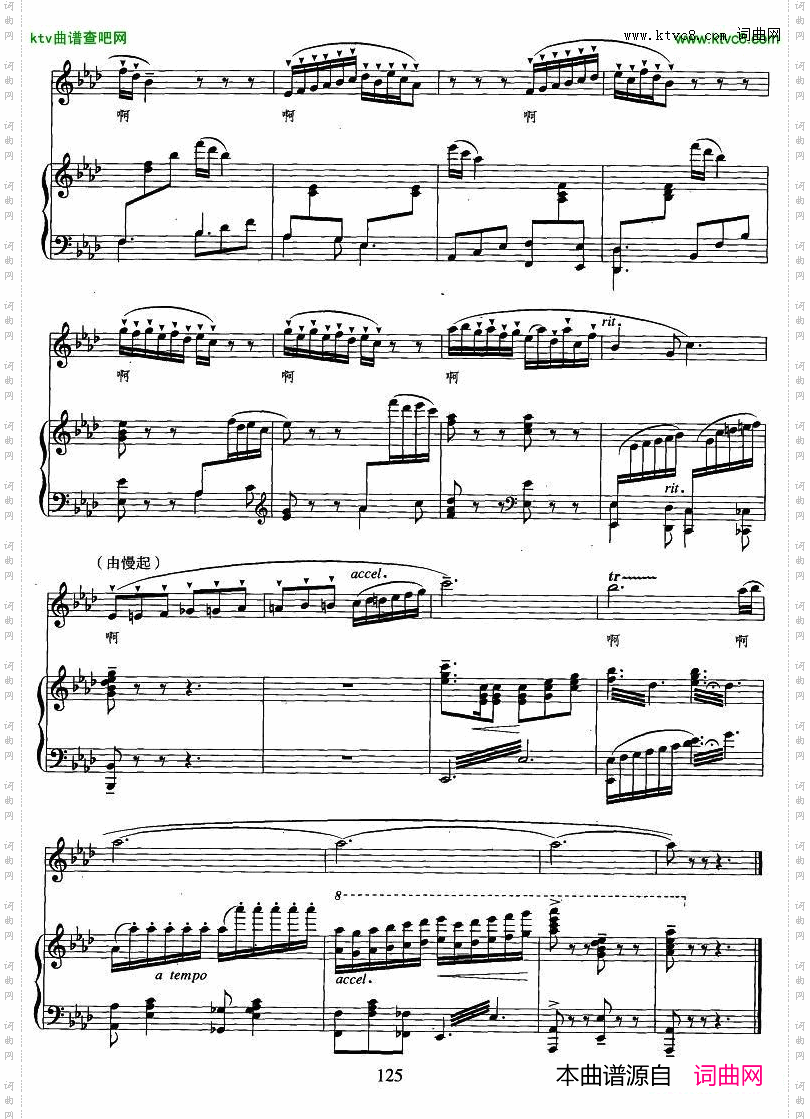 森林静悄悄正谱