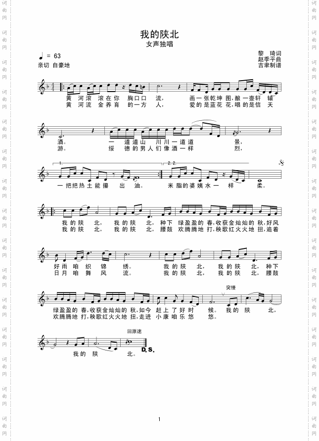 我的陕北线谱
