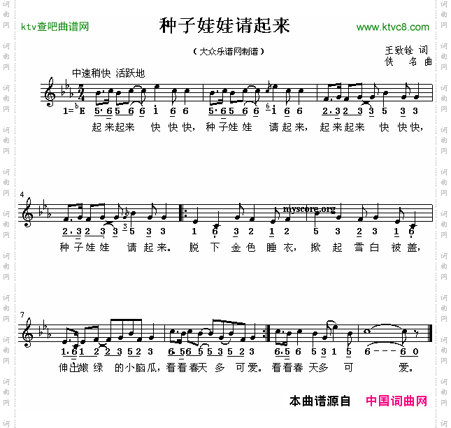 种子娃娃请起来