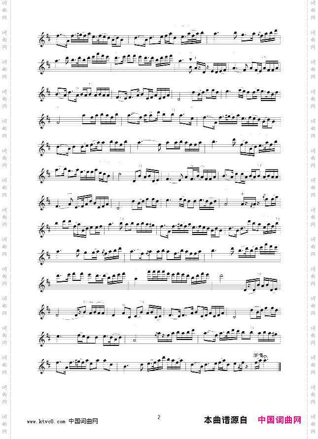 二泉映月闵慧芬演奏谱线谱