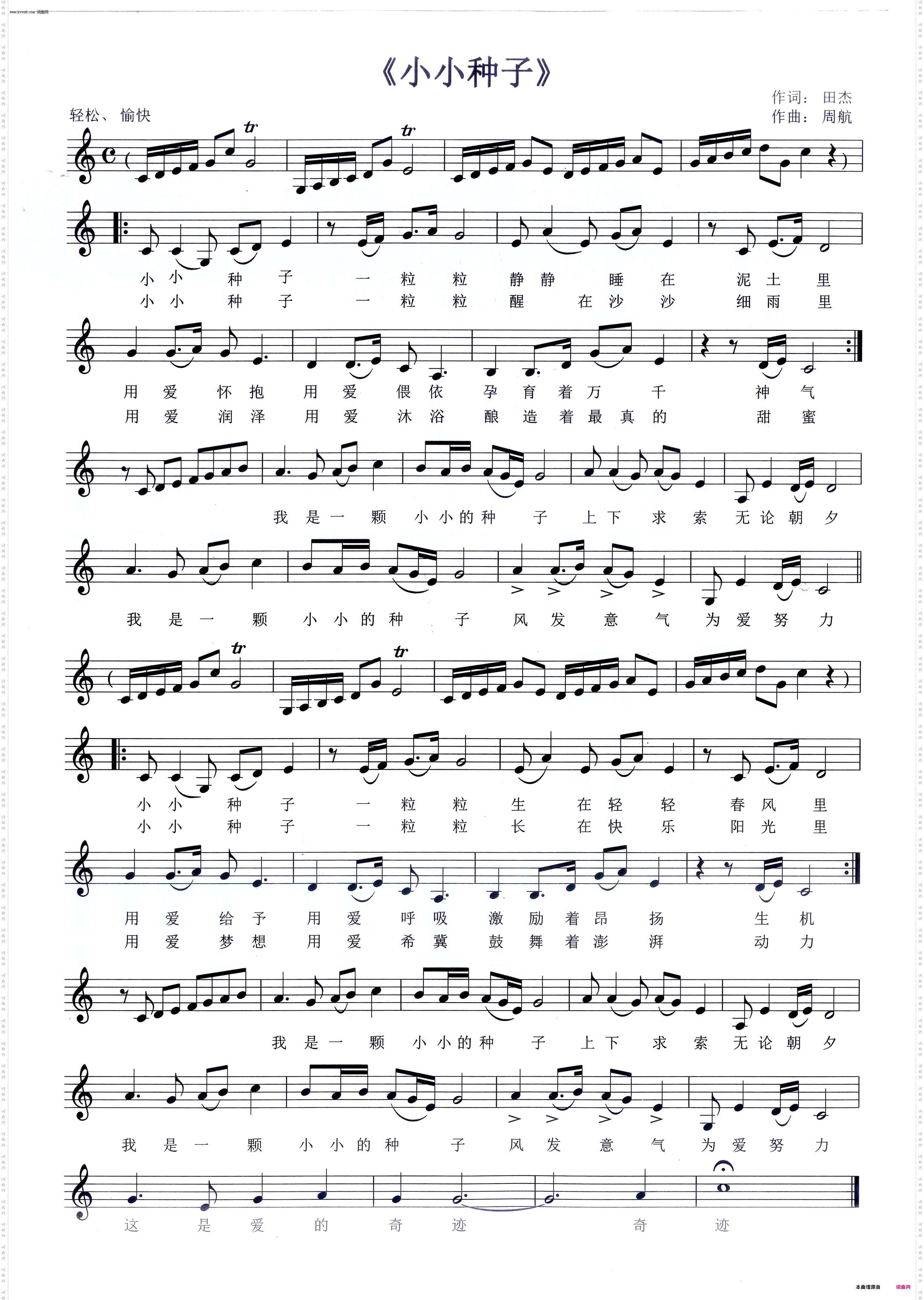 小小种子_少儿歌曲