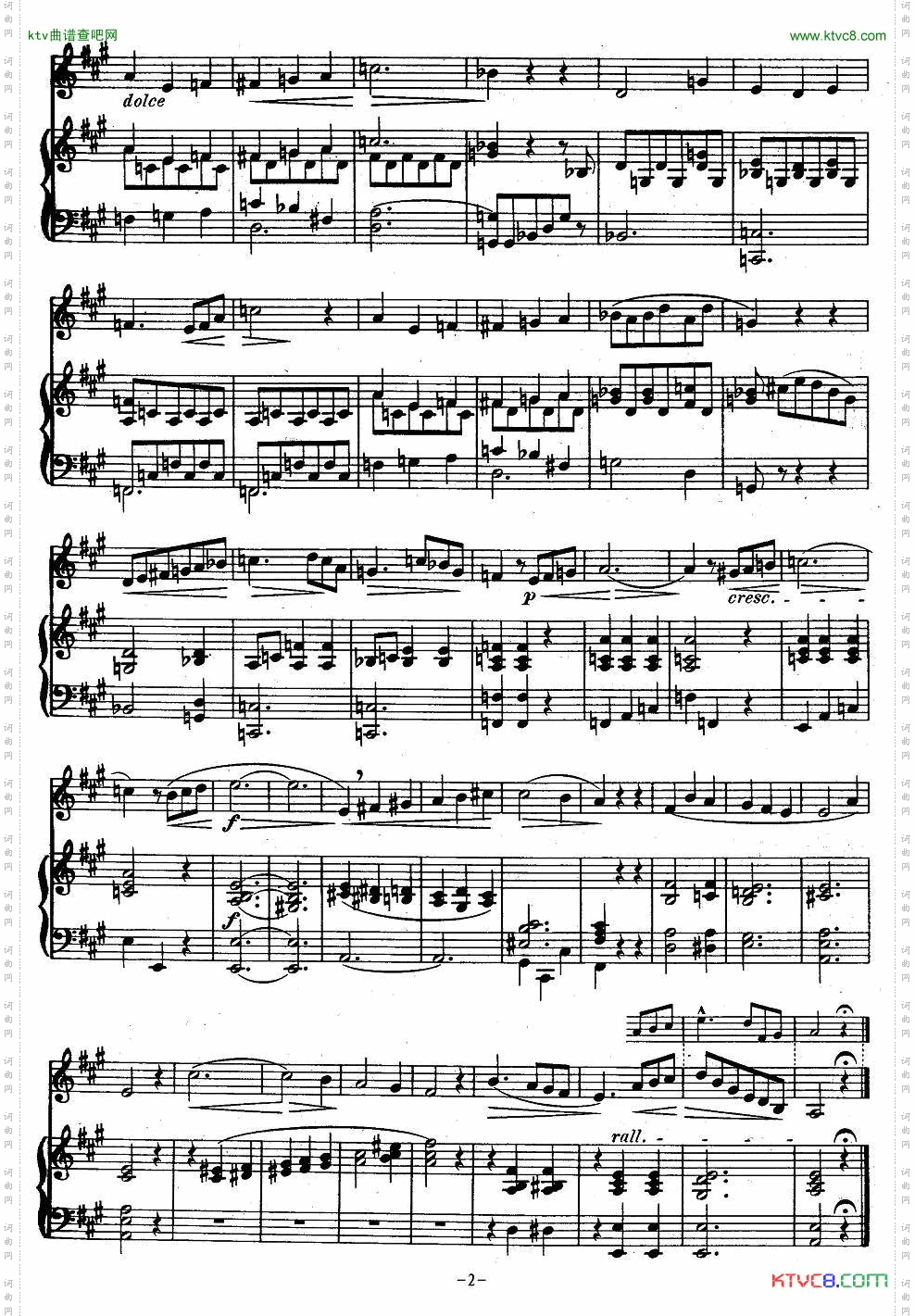 J·孔空中声部练习曲-第15首正谱