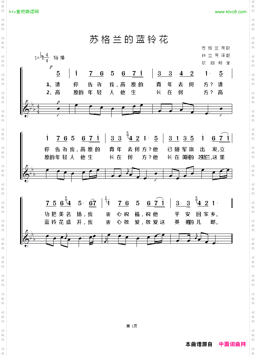 [苏格兰]苏格兰的蓝铃花