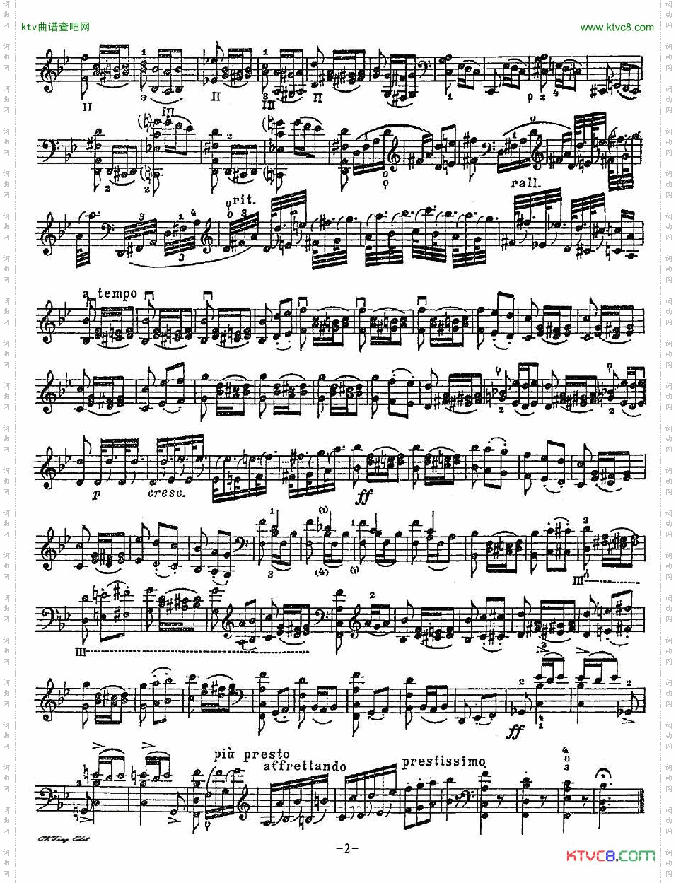 A.Piatti12CapriceOp.25皮阿蒂12首大提琴随想曲第三首