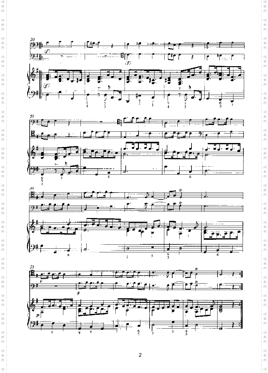 第六奏鸣曲钢伴弦乐类大提琴