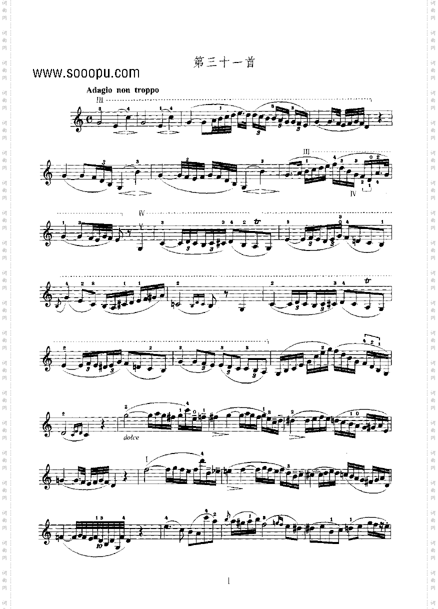 马扎斯小提琴华丽练习曲27首作品36号弦乐类小提琴