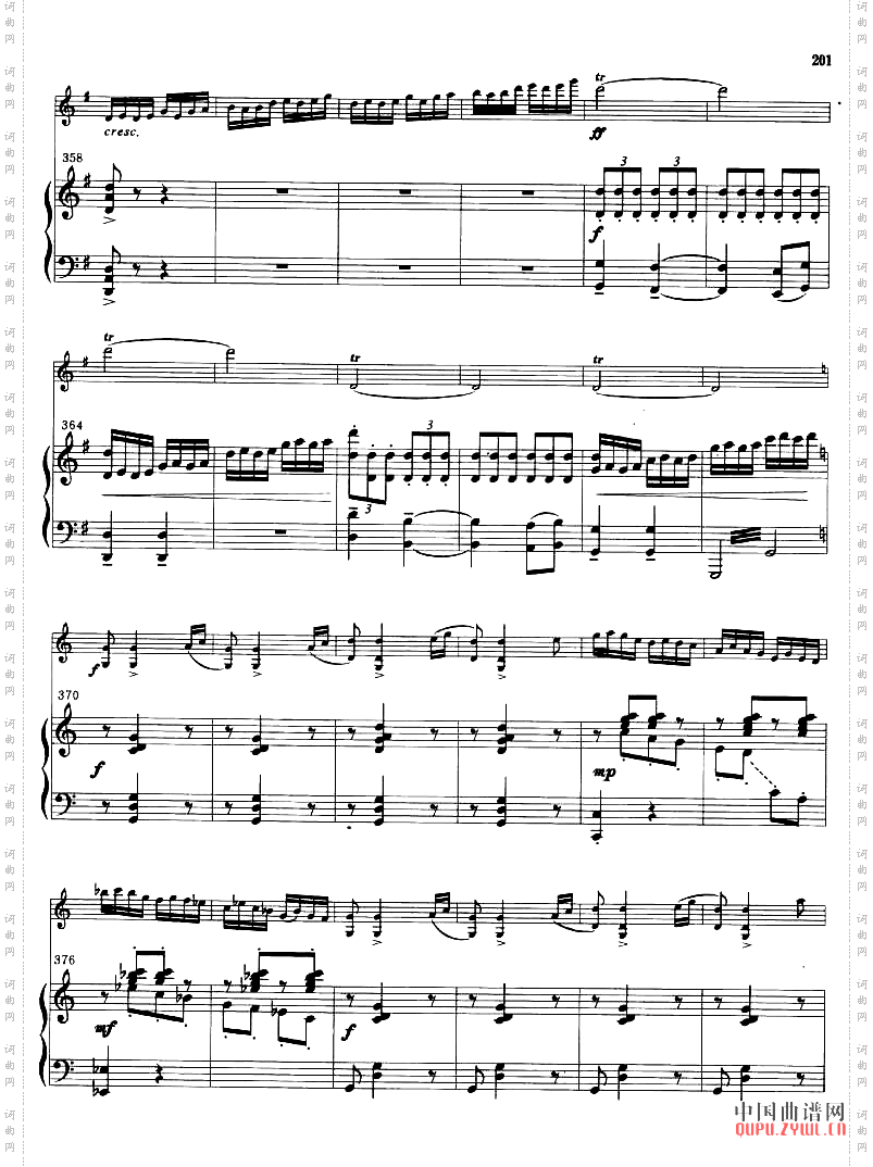 梁山泊与祝英台小提琴协奏曲第11页--20页