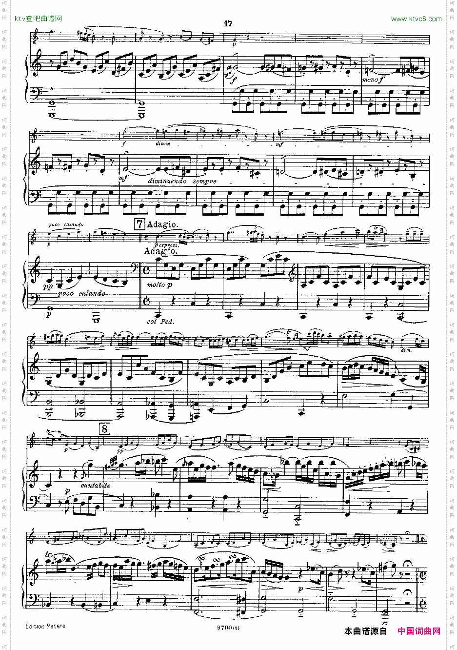 Mozart-ViolinSonataNo.2,KV.303第二小提琴奏鸣曲