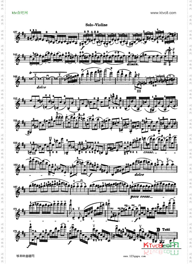 贝多芬小提琴协奏曲konzertfurvioline