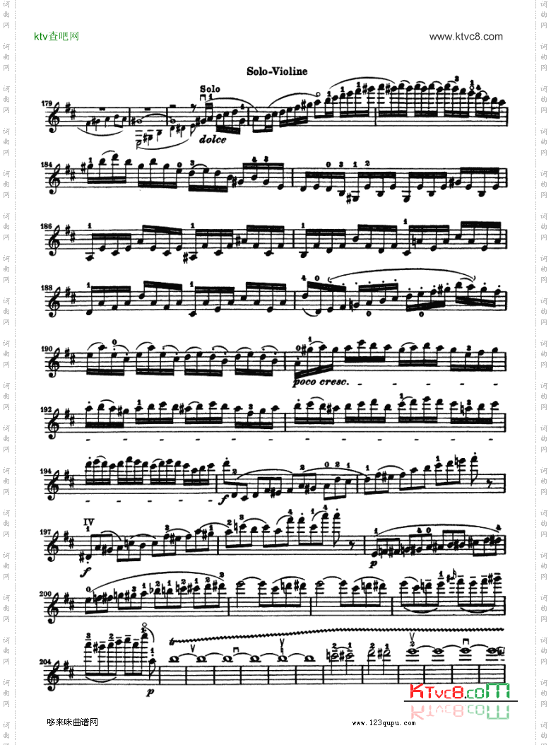 贝多芬小提琴协奏曲konzertfurvioline
