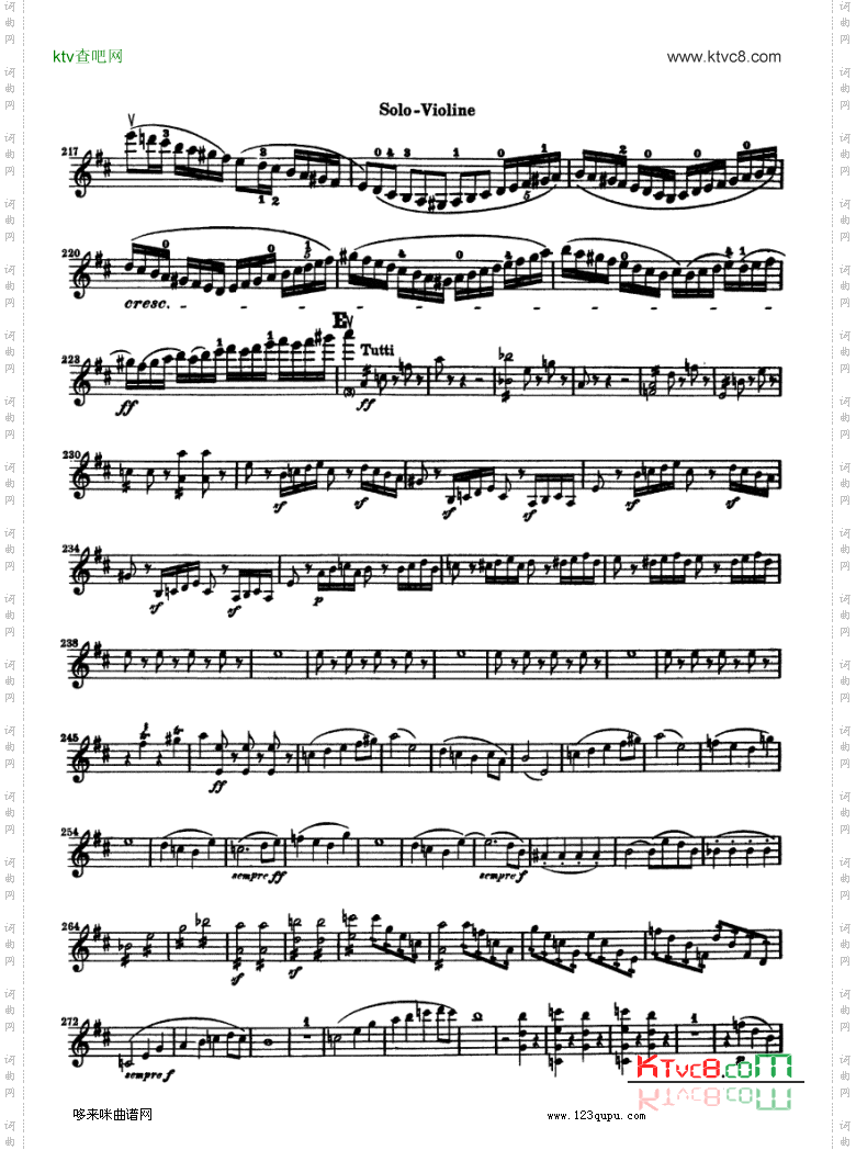 贝多芬小提琴协奏曲konzertfurvioline