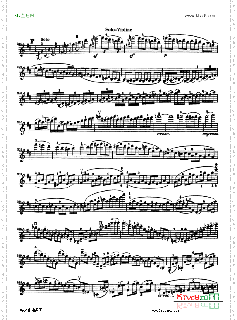 贝多芬小提琴协奏曲konzertfurvioline