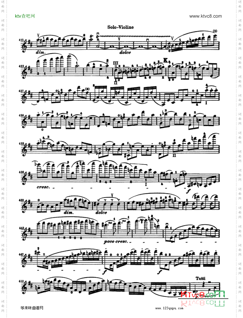 贝多芬小提琴协奏曲konzertfurvioline